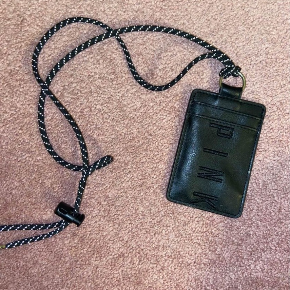 Pink lanyard